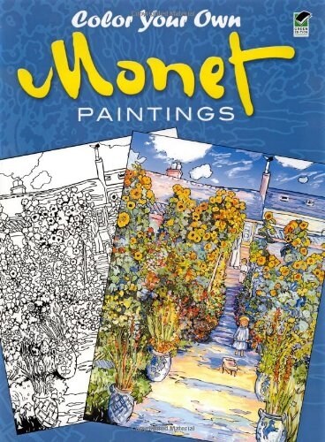 [중고] Color Your Own Monet Paintings (Paperback)