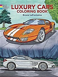 Luxury Cars Coloring Book (Paperback)