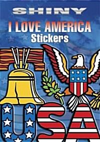 Shiny I Love America Stickers (Novelty)