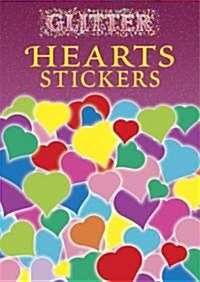 Glitter Hearts Stickers (Novelty)