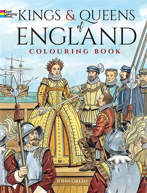 Kings and Queens of England Coloring Book (Paperback)