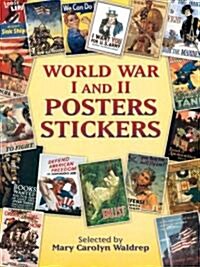 World War I And II Posters Stickers (Paperback, STK)