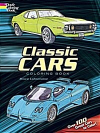 Classic Cars Coloring Book (Paperback)