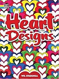 Heart Designs Coloring Book (Paperback)