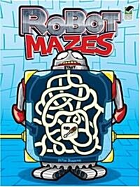 Robot Mazes (Paperback, Green)