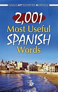 2,001 Most Useful Spanish Words (Paperback)