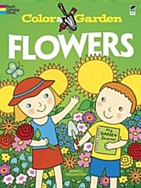 Color & Garden Flowers (Paperback, Green)