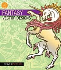Fantasy Vector Designs [With CDROM] (Paperback, Green)