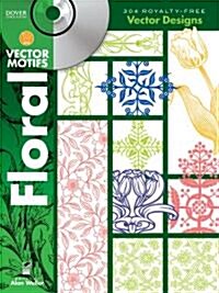 Floral Vector Motifs (Paperback, CD-ROM)
