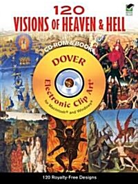 120 Visions of Heaven & Hell [With CDROM] (Paperback, Green)