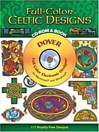 Full-Color Celtic Designs [With CDROM] (Paperback)