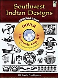Southwest Indian Designs CD-ROM and Book (Paperback)