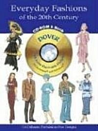 Everyday Fashions of the 20th Century (Paperback, CD-ROM)