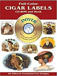 Full-Color Cigar Labels [With CDROM] (Paperback)