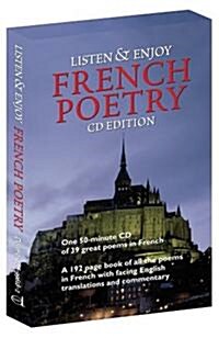 Listen & Enjoy French Poetry (Paperback, Compact Disc, Bilingual)