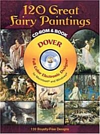 120 Great Fairy Paintings [With CDROM] (Paperback)