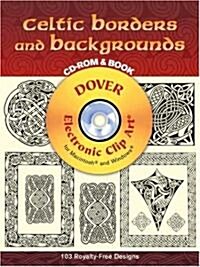 Celtic Borders and Backgrounds [With CDROM] (Paperback)