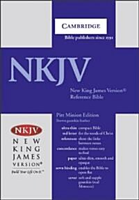 NKJV Pitt Minion Reference Bible, Brown Goatskin Leather, Red-letter Text, NK446XR (Leather Binding)