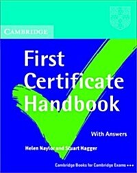 Cambridge First Certificate Handbook With Answers (Paperback)