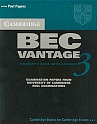 Cambridge BEC Vantage 3 Students Book with Answers (Paperback)