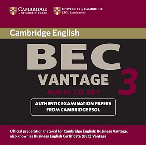 Cambridge BEC Vantage 3 Audio CD Set (2 CDs) (CD-Audio)