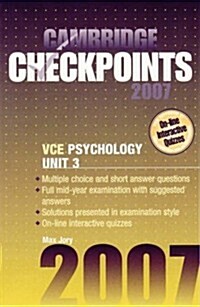 Cambridge Checkpoints VCE Psychology Unit 3 2007 (Paperback)