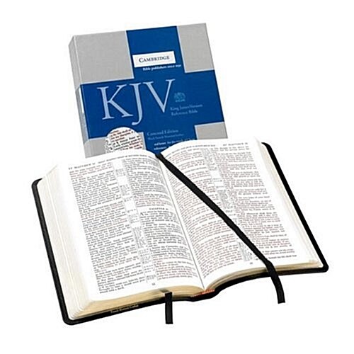 KJV Concord Reference Edition KJ563: X Black French Morocco Leather (Leather Binding)