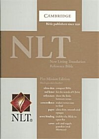 NLT Pitt Minion Reference Bible, Black Goatskin Leather, Red-letter Text, NL446:XR (Leather Binding)