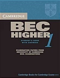 Cambridge BEC Higher 1 : Practice Tests from the University of Cambridge Local Examinations Syndicate (Paperback)