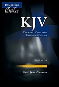 KJV Personal Concord Reference Bible, Black French Morocco Leather, Thumb Index, Red-letter Text, KJ463:XRI black French Morocco leather, thumb indexe (Leather Binding)