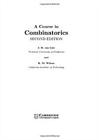 A Course in Combinatorics (Hardcover, 2 Rev ed)