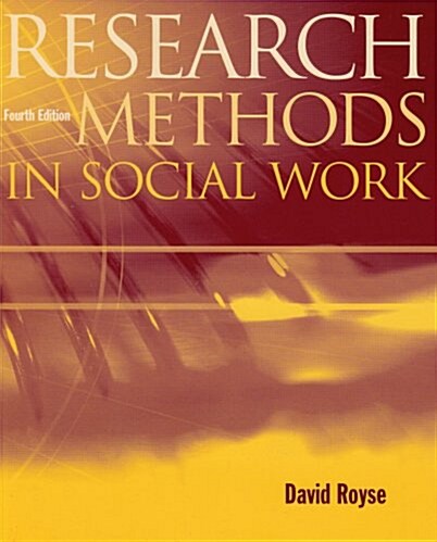 Research Methods in Social Work (Paperback, 4)