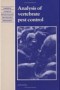 Analysis of Vertebrate Pest Control (Hardcover)