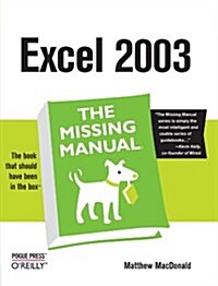 [중고] Excel_2003: The Missing Manual (Paperback)