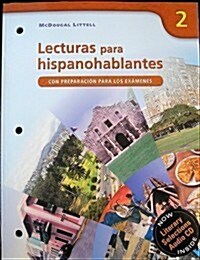 ?Avancemos!: Lecturas Para Hispanohablantes (Student) with Audio CD Level 2 (Paperback)
