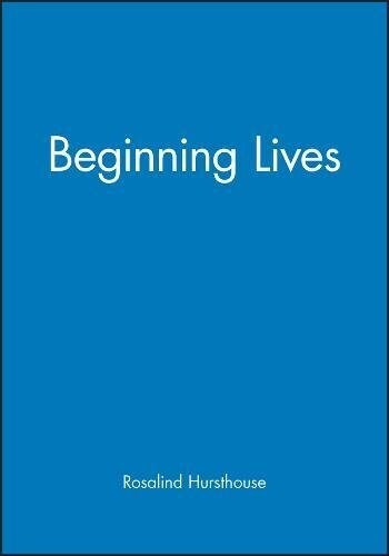 Beginning Lives (Paperback)