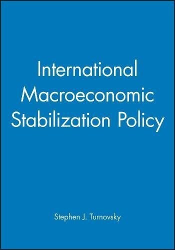 International Macroeconomic Stabilization Policy (Hardcover)