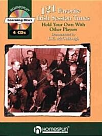 121 Favorite Irish Session Tunes: Performed on Tinwhistle by L.E. McCullough [With 4] (Paperback)