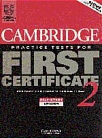 Cambridge Practice Tests for First Certificate 2 (Paperback, Student)