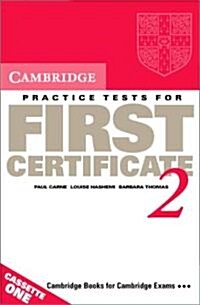 Cambridge Practice Tests For First Certificate (Cassette)