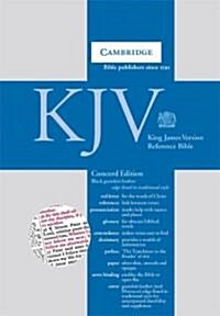 KJV Concord Reference Bible, Black Edge-lined Goatskin Leather, Red-letter Text KJ566:XRE Black Goatskin Leather RCD266 (Leather Binding)