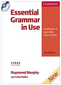 Essential Grammar in Use with Answers with CD-ROM Italian Edition : Grammatica Di Base Della Lingua Inglese (Package, 3 Rev ed)