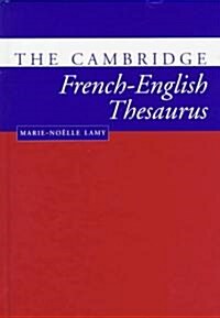 The Cambridge French-English Thesaurus (Hardcover)