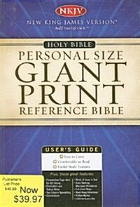 Bib Nkjv Personal Size Giant Print Black Bonded Indexed (Hardcover, LEA)