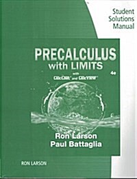 Student Study Guide and Solutions Manual for Larsons Precalculus with Limits, 4th (Paperback, 4)