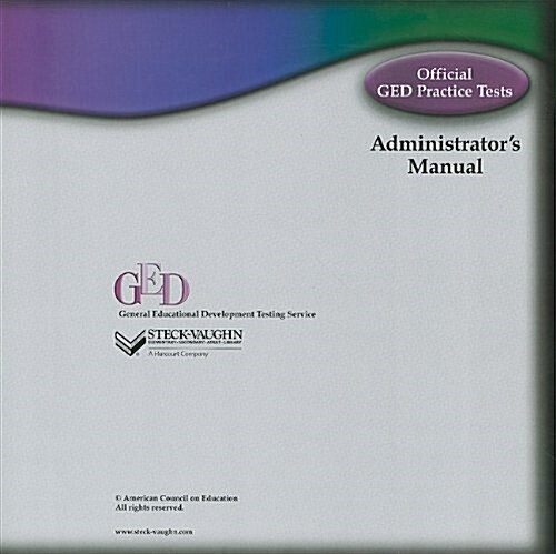 Steck-Vaughn GED Opt: Administrators Print Manual (Paperback)