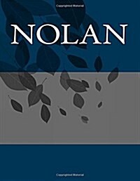 Nolan: Personalized Journals - Write in Books - Blank Books You Can Write in (Paperback)