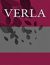 Verla: Personalized Journals - Write in Books - Blank Books You Can Write in (Paperback)