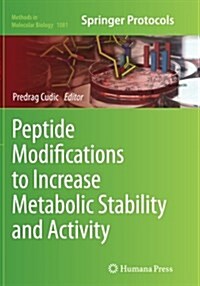 Peptide Modifications to Increase Metabolic Stability and Activity (Paperback, Softcover Repri)