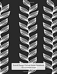 Scandi Design Cornell Notes Notebook 120 numbered pages: Journal for Cornell Notes with black & white cover Seaweed - 8.5x11 ideal for studying, i (Paperback)